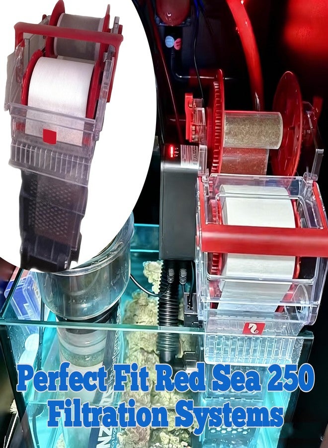 PurifyLogix Replacement ReefMat for Red Sea 250, 105' Long * 3.15" High, Superior Filtration for Clean Clear Reef Tanks, Fleece Roll for Red Sea 250, Filtration System Replacement Filter - Image 2